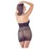 Mandy Mystery - Vestido de malha com alças e tanga (preto)