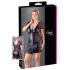Cottelli Plus Size - vestido preto rendado com laço - 2XL