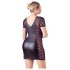 Cottelli Plus Size - vestido preto rendado com laço - 2XL