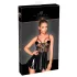 Noir - vestido vinil com rede - preto - M