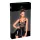 Noir - vestido vinil com rede - preto - L