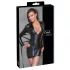 Cottelli Bondage - Vestido fetiche brilhante com algema - preto - M