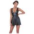 Cottelli - Vestido Plissado com Cinto (Preto) - L