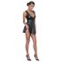 Cottelli - Vestido Plissado com Cinto (Preto) - L