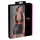 Cottelli Party - Listrado, Ajustado ao Corpo (Preto-Vermelho)