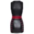 Cottelli Party - Listrado, Ajustado ao Corpo (Preto-Vermelho)