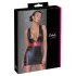 Cottelli Party - Listrado, Ajustado ao Corpo (Preto-Vermelho) - XL