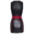 Cottelli Party - vestido listrado, justo ao corpo (preto-vermelho) - XL