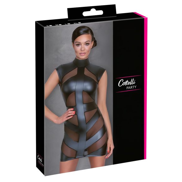 Cottelli - Vestido brilhante ajustado ao corpo (preto) - L