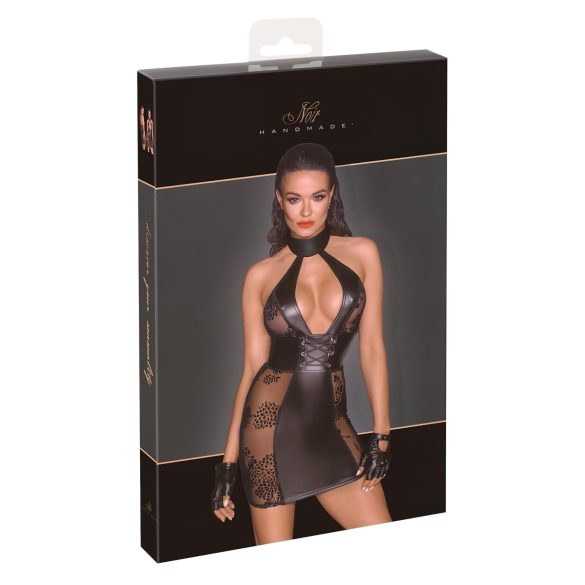 Noir - Vestido Mini com Cordões (Preto)