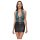 Cottelli - Vestido rendado brilhante com cordões (preto-verde) - XL