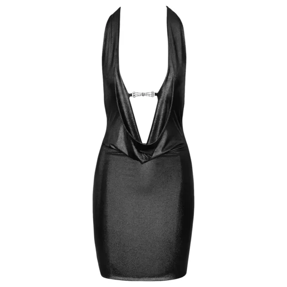 Cottelli Party - vestido curto gola alta - prata - L