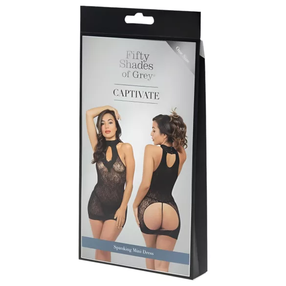 Cinza Cativo - vestido de renda (preto)