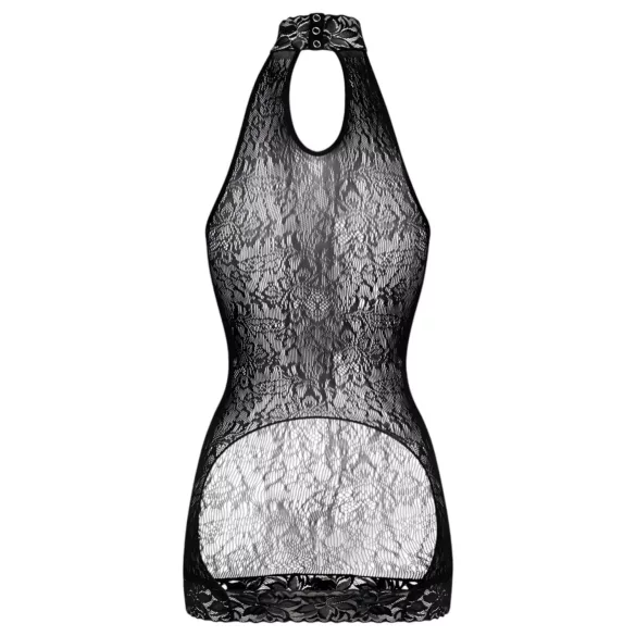 Cinza Cativo - vestido de renda (preto)