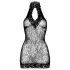 Cinza Cativo - vestido de renda (preto)