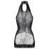 Encante com Cinquenta Tons - Vestido Rendado Preto - 2XL/3XL