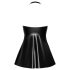 Noir - Vestido Mini Preto com Estampa de Cobra