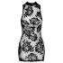 Noir - Vestido mini sem mangas com toque de rosa (preto)