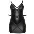 Cottelli Plus Size - vestido com algemas (preto) - 2XL