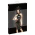 Noir - vestido brilhante com colarinho (preto) - M