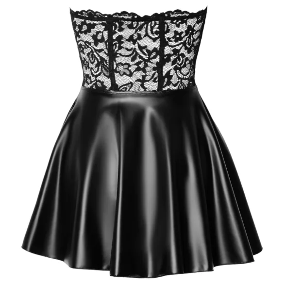 Noir - minivestido sexy com renda e brilho - preto