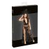 Noir - Vestido longo floral totalmente transparente (preto) - M