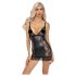 Noir - Vestido Mini com Lados Transparentes (preto)
