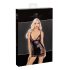 Noir - Vestido Mini com Lados Transparentes (preto)