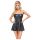 Cottelli - Mini Vestido Brilhante com Saia Plissada (preto)
