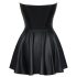 Cottelli - Mini Vestido Brilhante com Saia Plissada (preto)