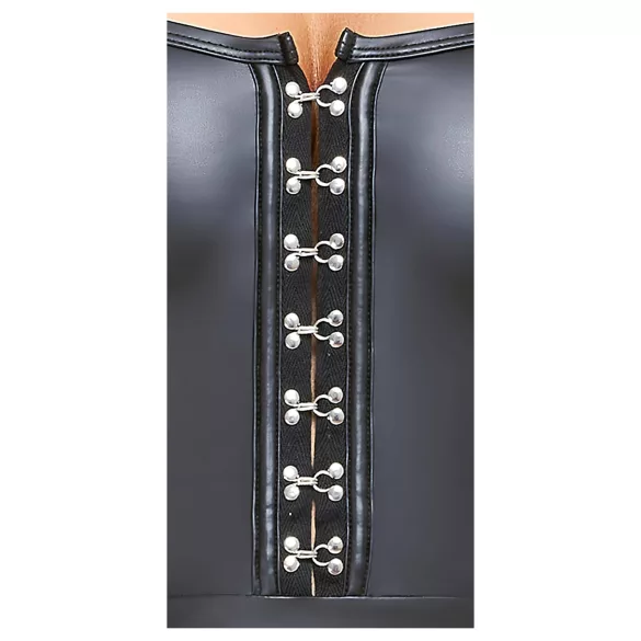 Cottelli - vestido curto brilhante com saia plissada - preto - M