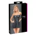 Cottelli - vestido curto brilhante com saia plissada - preto - M