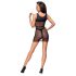 Cottelli - conjunto de festa transparente (preto)