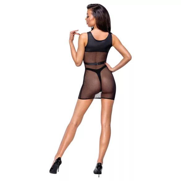 Cottelli - conjunto de festa transparente (preto) - M