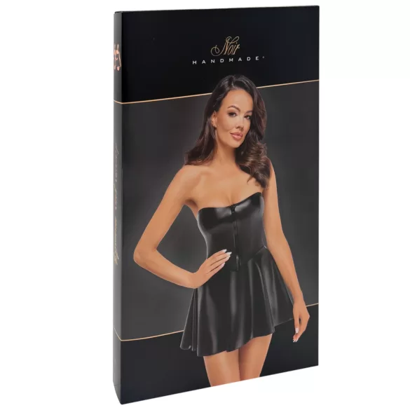 Noir Libido - vestido curto sexy - acabamento fosco - preto