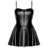 Noir Libido - vestido curto sexy - acabamento fosco - preto