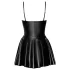 Noir Libido - vestido curto sexy - acabamento fosco - preto