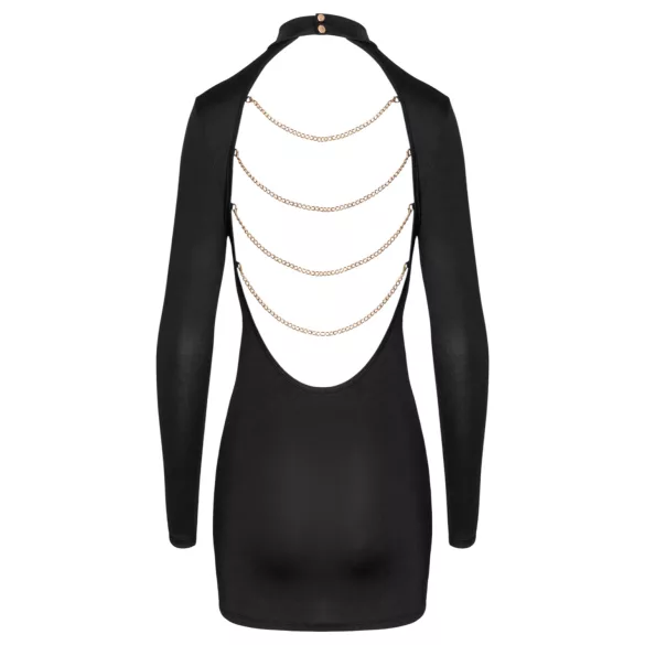 Cottelli - minivestido aberto nas costas - corrente - preto