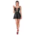 Noir - mini vestido com laço frontal (preto) - M