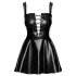Noir - mini vestido com laço frontal (preto) - M