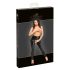 Noir - Leggings Pretos Abertos e Brilhantes