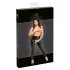 Noir - Leggings Pretos Abertos e Brilhantes - M