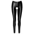 Noir - Leggings Pretos Abertos e Brilhantes - M