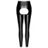 Noir - Leggings Pretos Abertos e Brilhantes - M