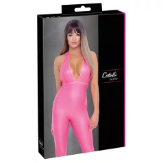   Cottelli Party - macacão com decote traseiro profundo (rosa)