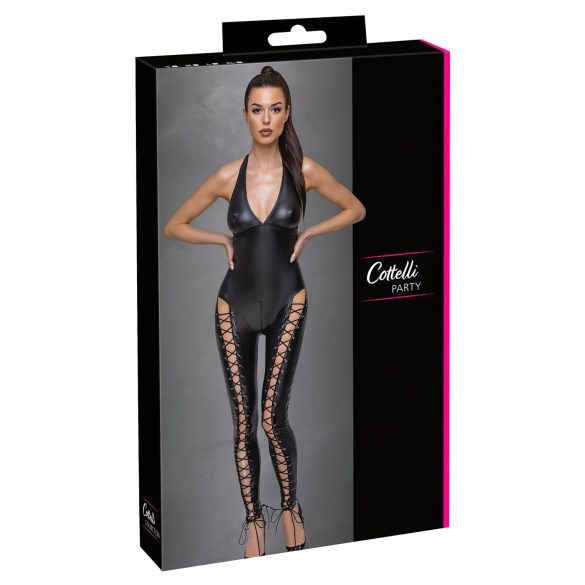 Cottelli Party - macacão sexy com alças (preto)