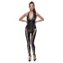 Cottelli Party - Macacão corset preto com alças no pescoço
