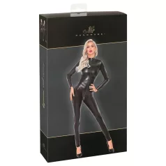 Noir - macacão longo fetiche - estampa cobra - preto