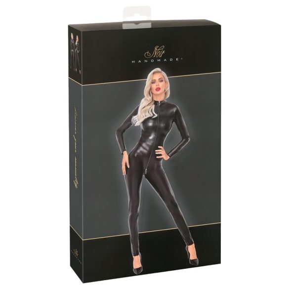 Noir - Macacão longo com estampa de cobra (preto)