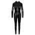 Noir - macacão longo fetiche - estampa cobra - preto - L